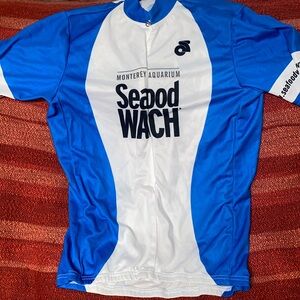 CYCLING JERSEY SZ LARGE MONTEREY BAY AQUARIUM